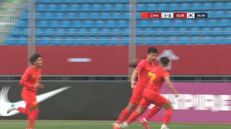 U22國足1-0韓國全場數(shù)據(jù)：控球率49%落后韓國，10射7正領(lǐng)先對手
