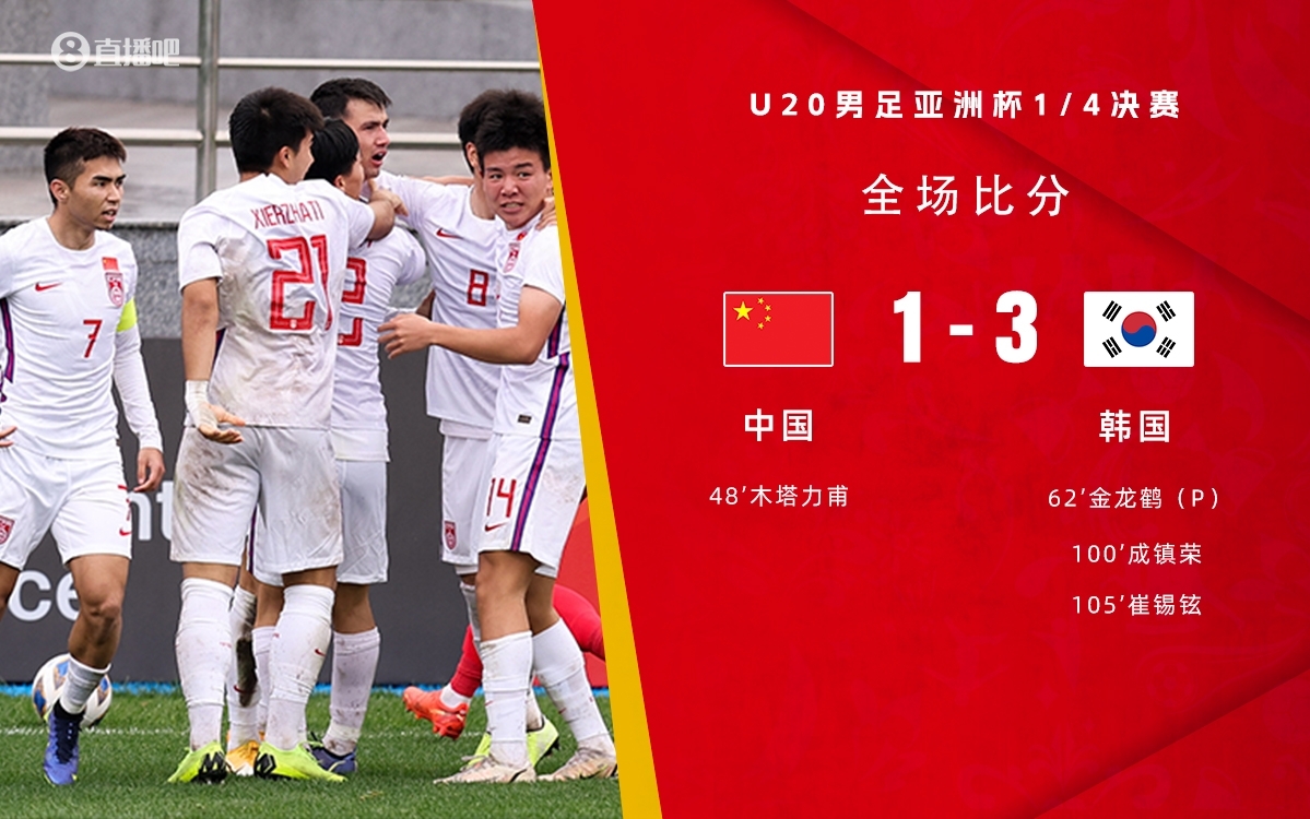 復(fù)仇！U22國(guó)足絕殺復(fù)仇韓國(guó)，2年前U20亞洲杯加時(shí)憾負(fù)無(wú)緣世青賽