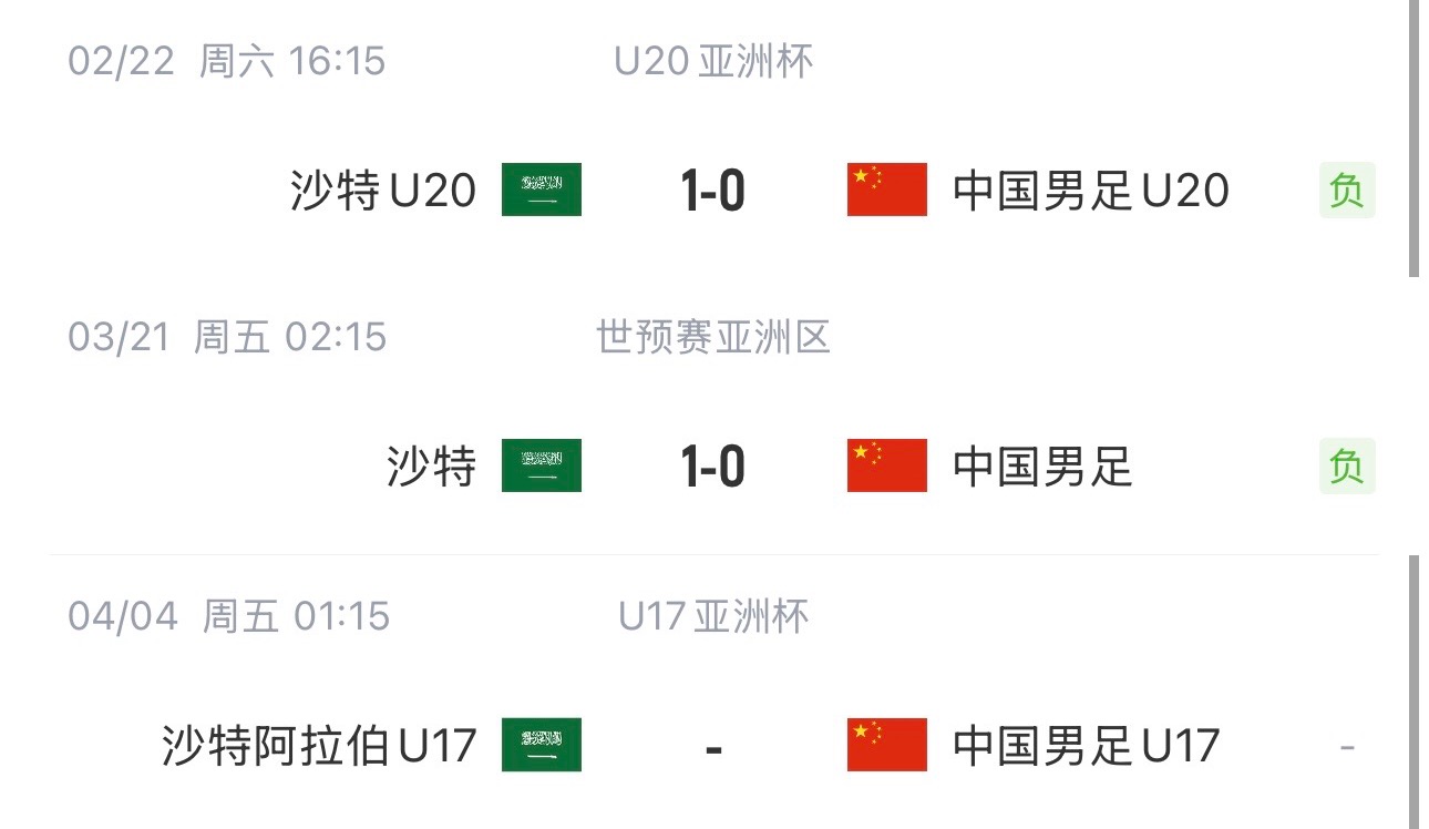 國(guó)字號(hào)三遇沙特！國(guó)少U17亞洲杯首戰(zhàn)對(duì)陣沙特，此前國(guó)足&國(guó)青均負(fù)